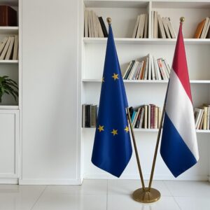 drapeau Pays-Bas et UE