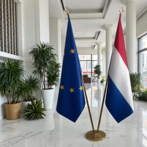 drapeau Pays-Bas et UE
