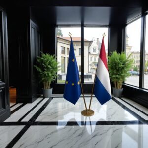 drapeau Pays-Bas et UE