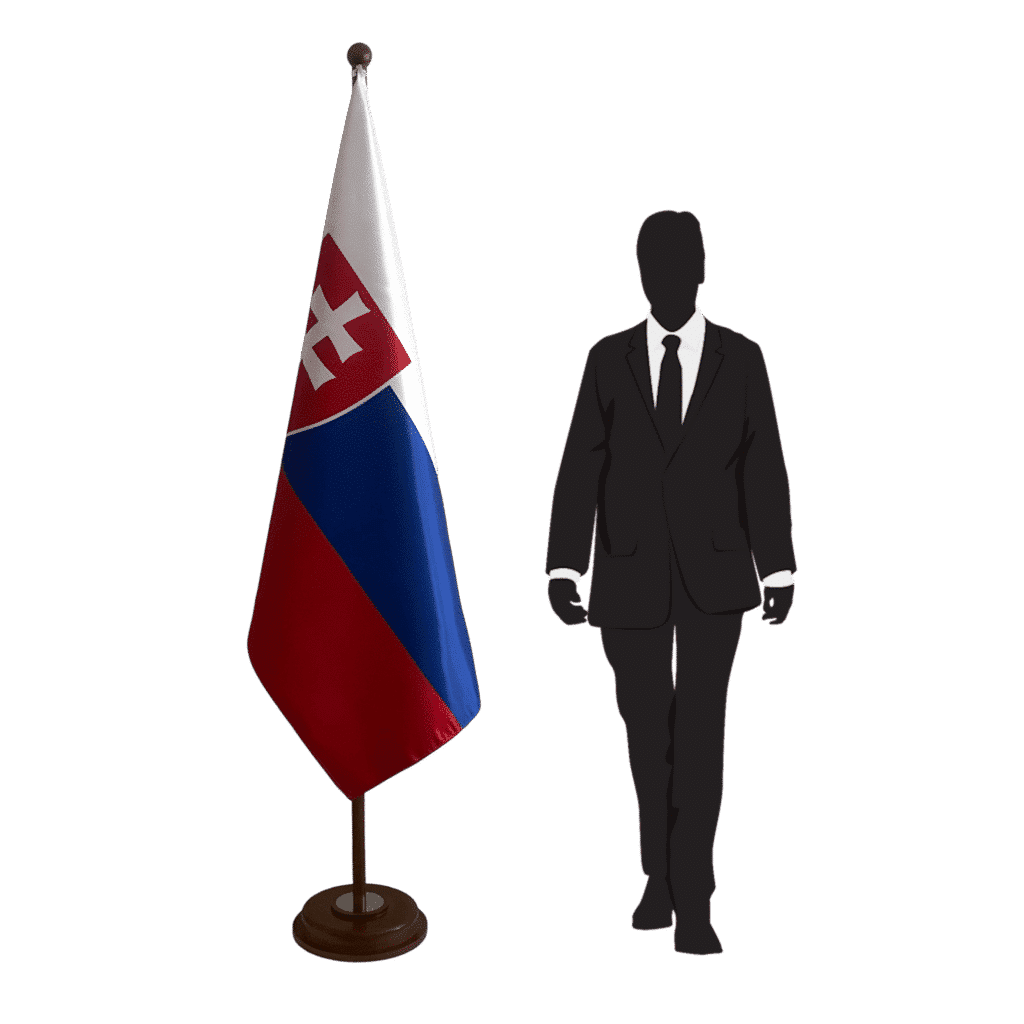 socle drapeau slovaquie