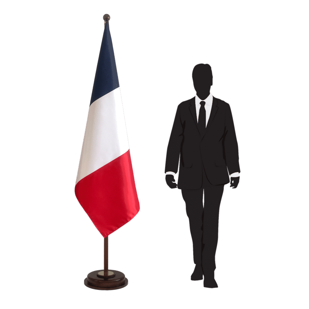 socle drapeau france