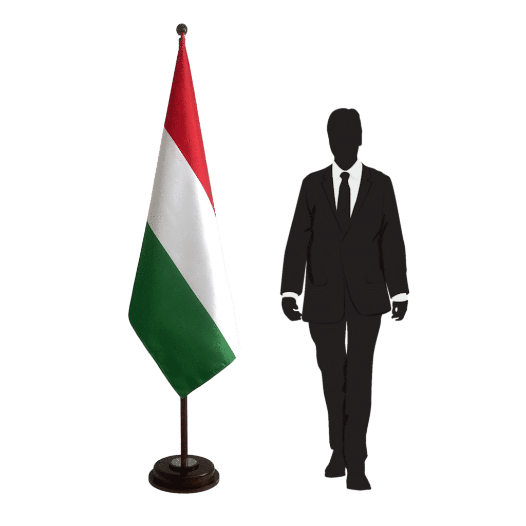 socle drapeau hongrie