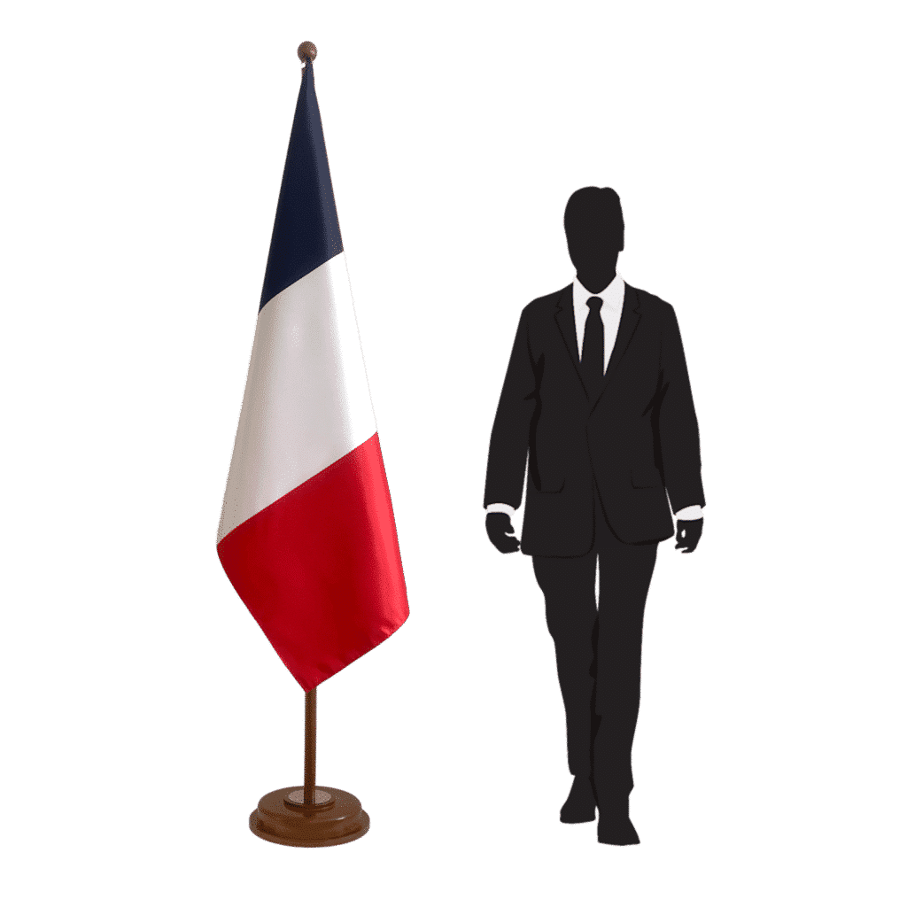 socle drapeau france