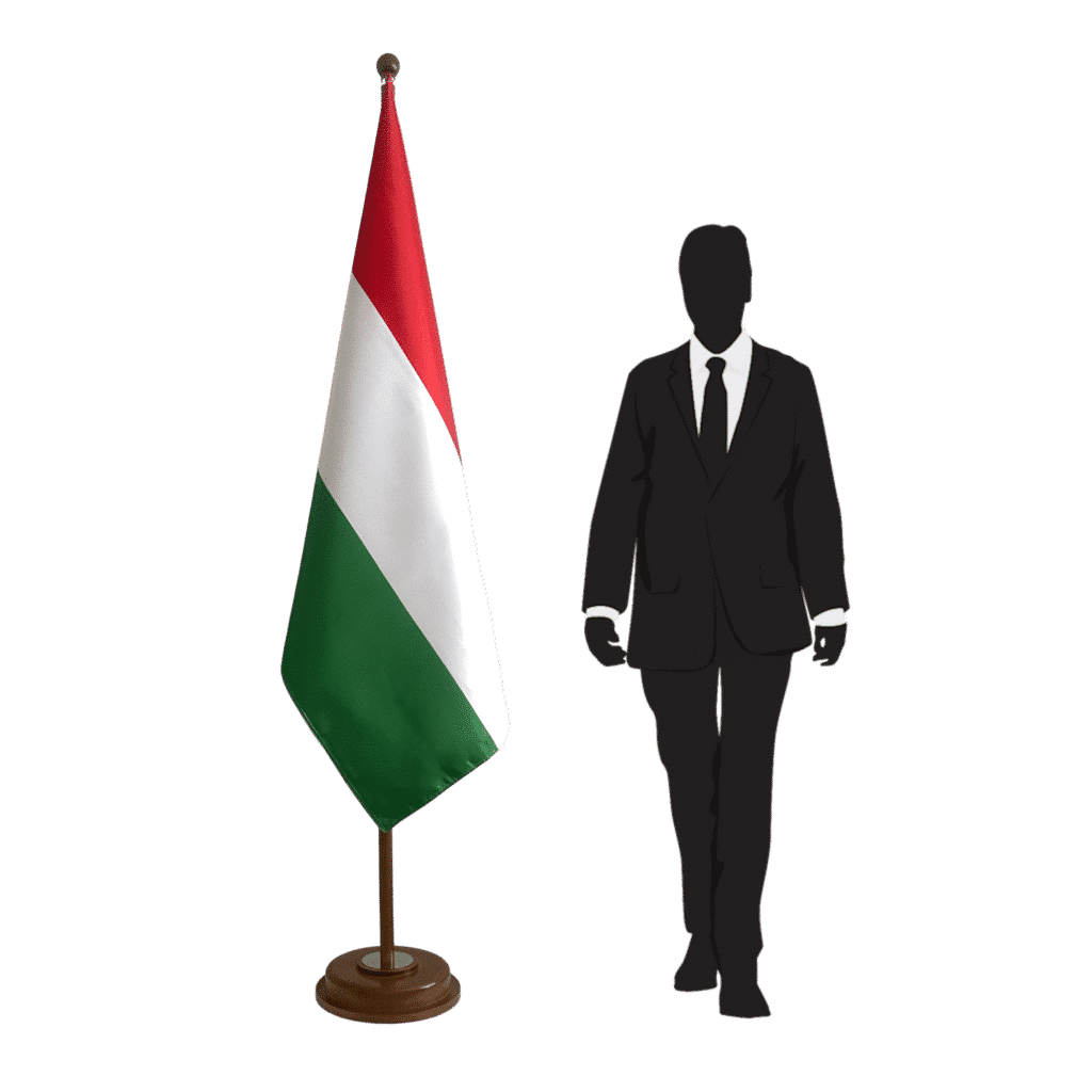 socle drapeau hongrie