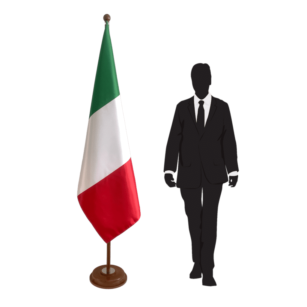 socle drapeau Italie