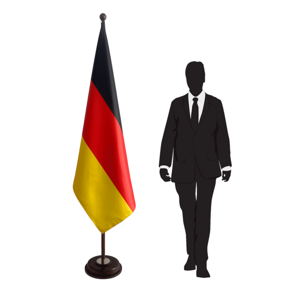 socle drapeau allemagne