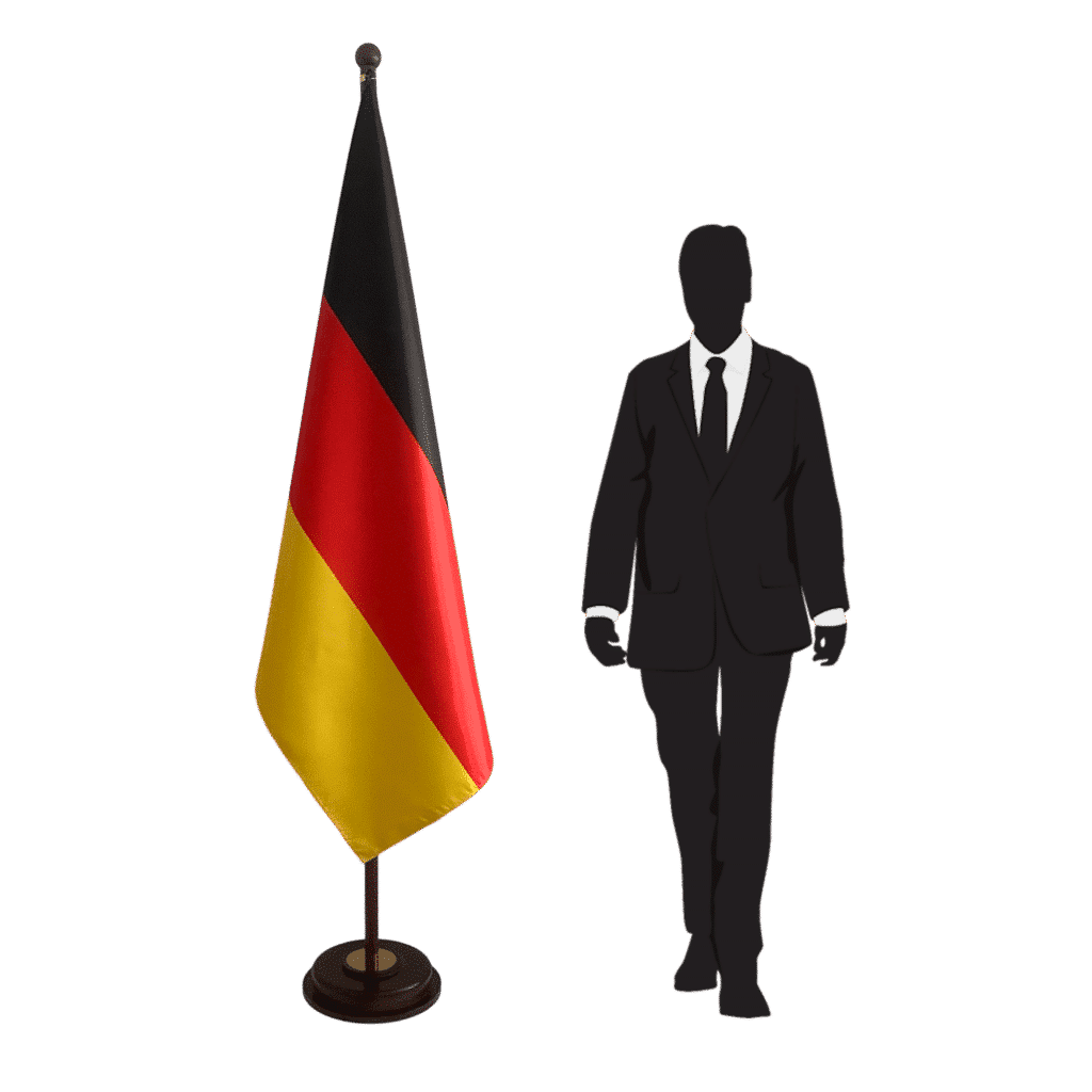 socle drapeau allemagne