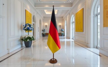 socle drapeau allemagne