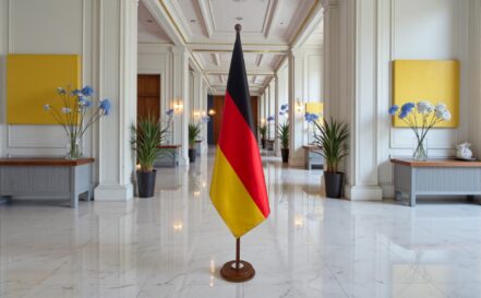 socle drapeau allemagne