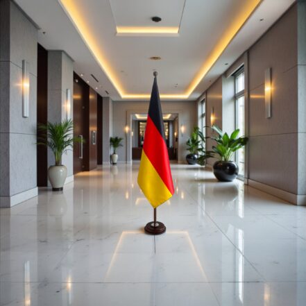 socle drapeau allemagne