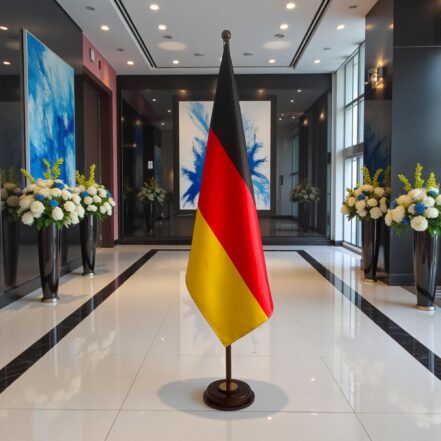 socle drapeau allemagne