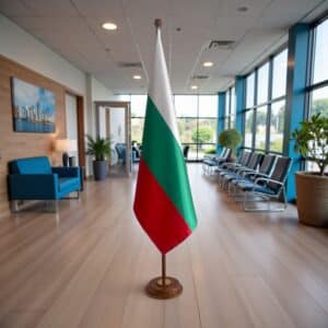 socle drapeau bulgarie