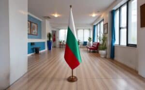 socle drapeau bulgarie