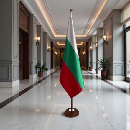 socle drapeau bulgarie