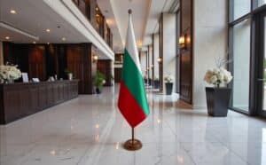 socle drapeau bulgarie