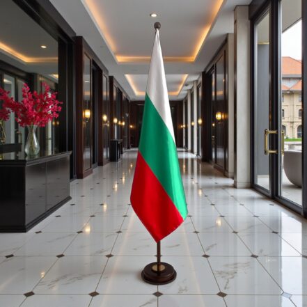 socle drapeau bulgarie