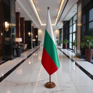 socle drapeau bulgarie