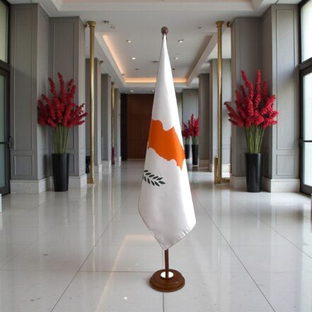 socle drapeau chypre