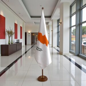socle drapeau Chypre