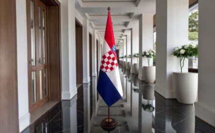 socle drapeau croatie