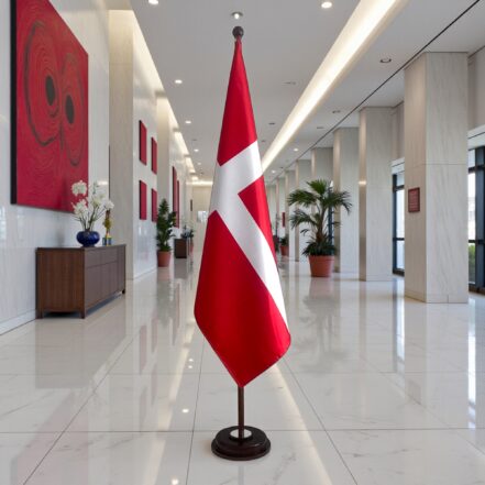 socle drapeau danemark