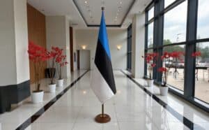 socle drapeau estonie