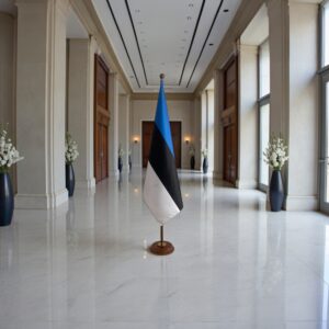 socle drapeau estonie