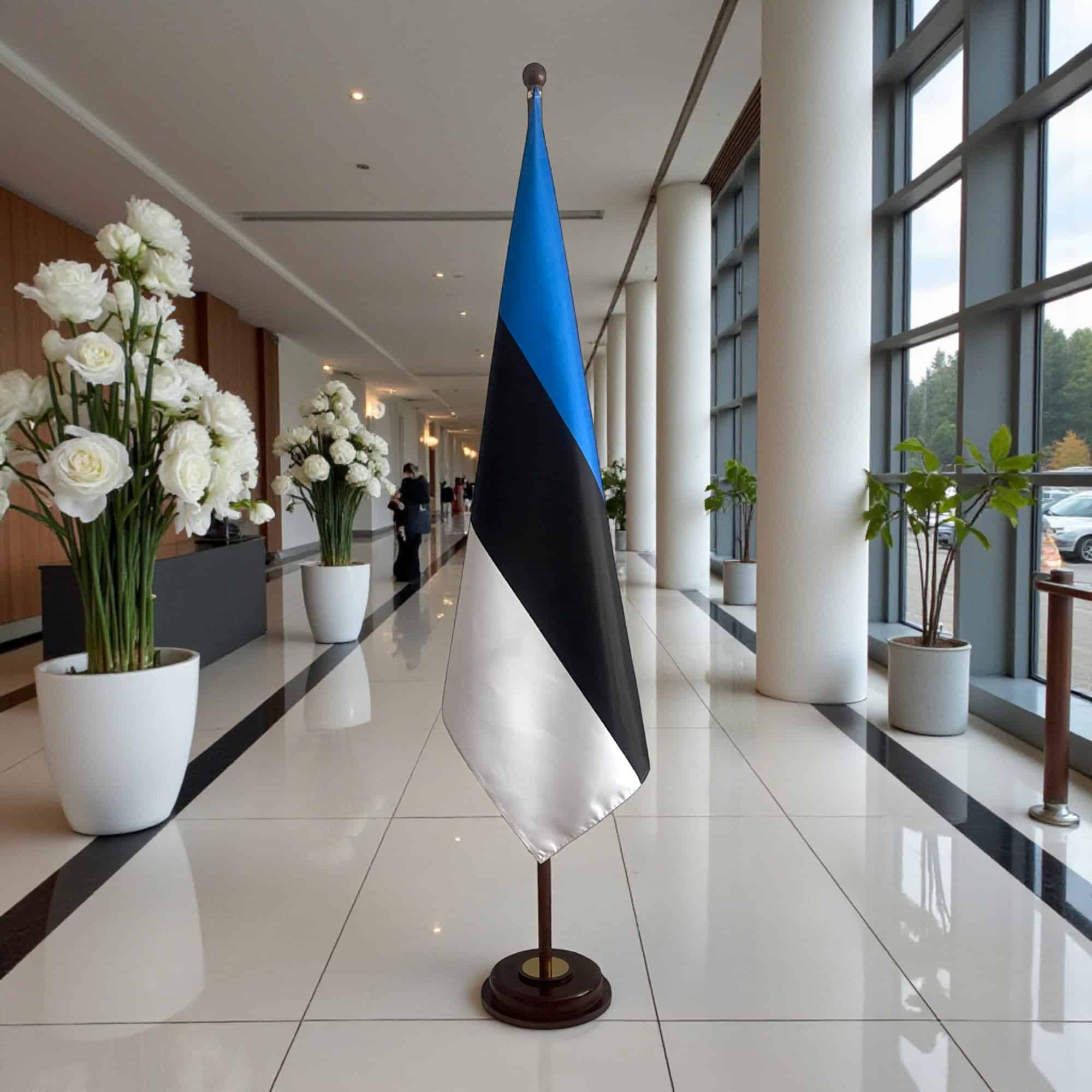 socle drapeau estonie