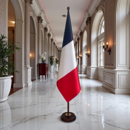 socle drapeau france