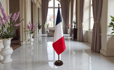 socle drapeau france