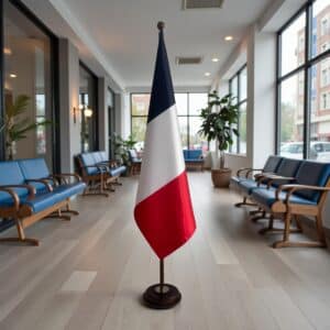 socle drapeau france