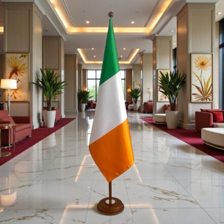 socle drapeau irlande