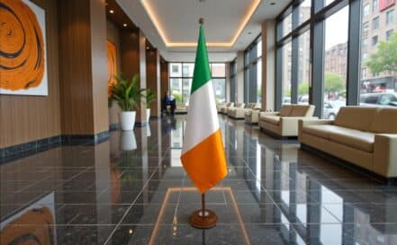 socle drapeau irlande