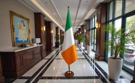 socle drapeau irlande