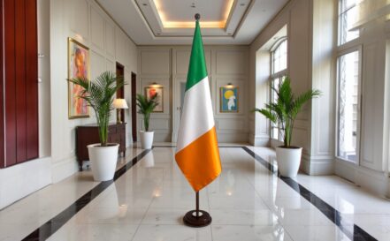 socle drapeau irlande