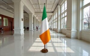 socle drapeau irlande