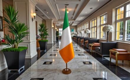 socle drapeau irlande