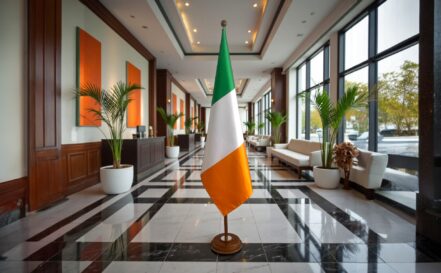 socle drapeau irlande