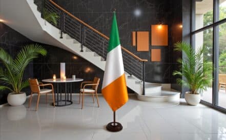 socle drapeau irlande