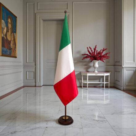 socle drapeau italie