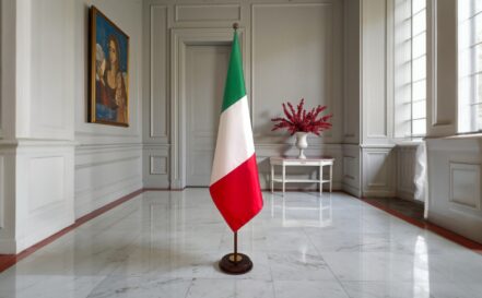 socle drapeau italie