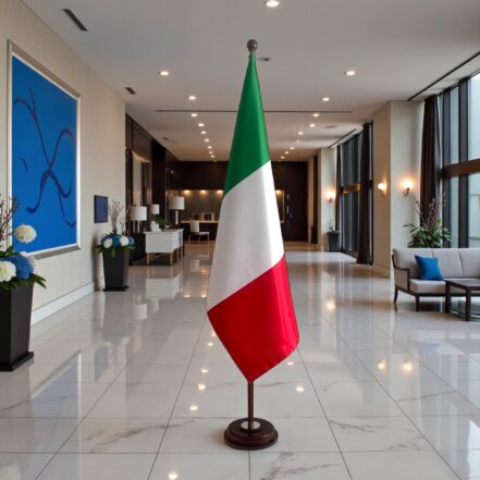 socle drapeau italie