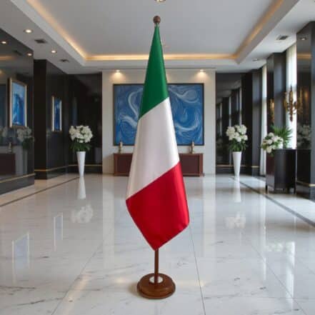 socle drapeau italie