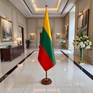 socle drapeau lituanie