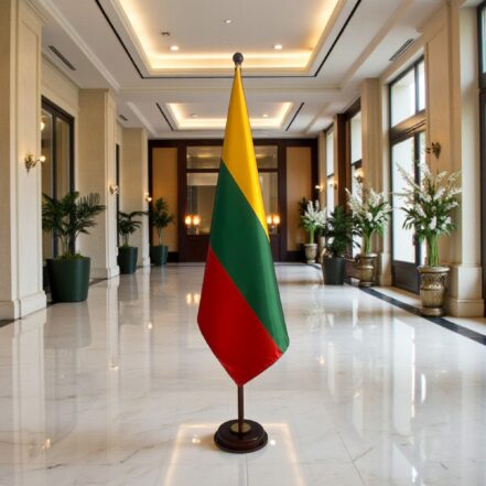 socle drapeau lituanie