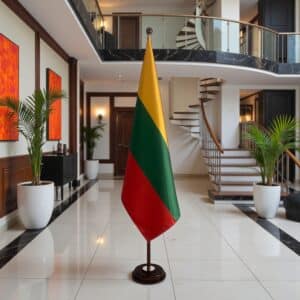 socle drapeau lituanie