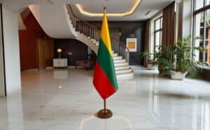 socle drapeau lituanie