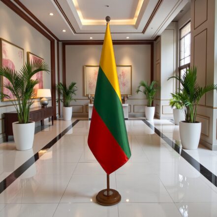socle drapeau lituanie