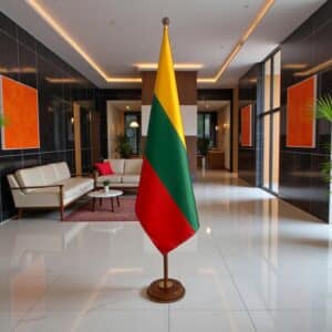 socle drapeau lituanie