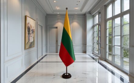 socle drapeau lituanie